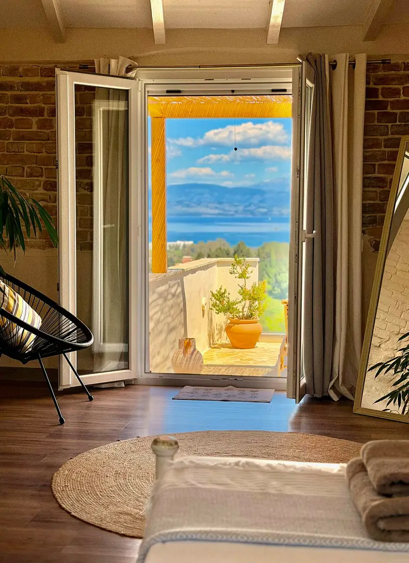 Aqua Vista Κέρκυρα - Πέτρινο Σπίτι με Τζακούζι και Θέα Θάλασσα – 7