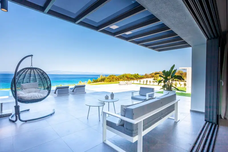 Aqua Vista Κασσάνδρα - Βίλα στην Κορυφή Λόφου με Πισίνα Infinity πάνω από την Παραλία της Χανιώτης – 4