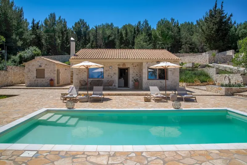 Aqua Vista Αντίπαξοι - Πέτρινη Βίλα με Ιδιωτική Πισίνα και Θέα στο Ιόνιο – 5