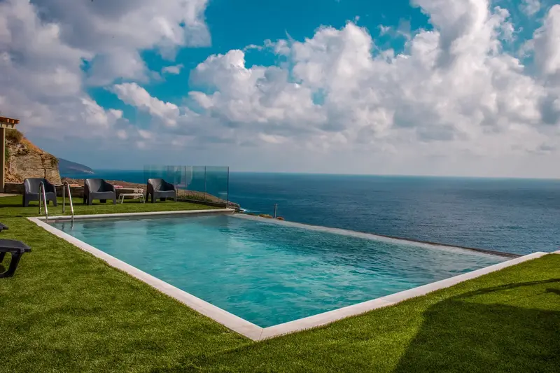 Aqua Vista Άνδρος - Βίλα με Θερμαινόμενη Πισίνα Infinity στο Συνετί – 2