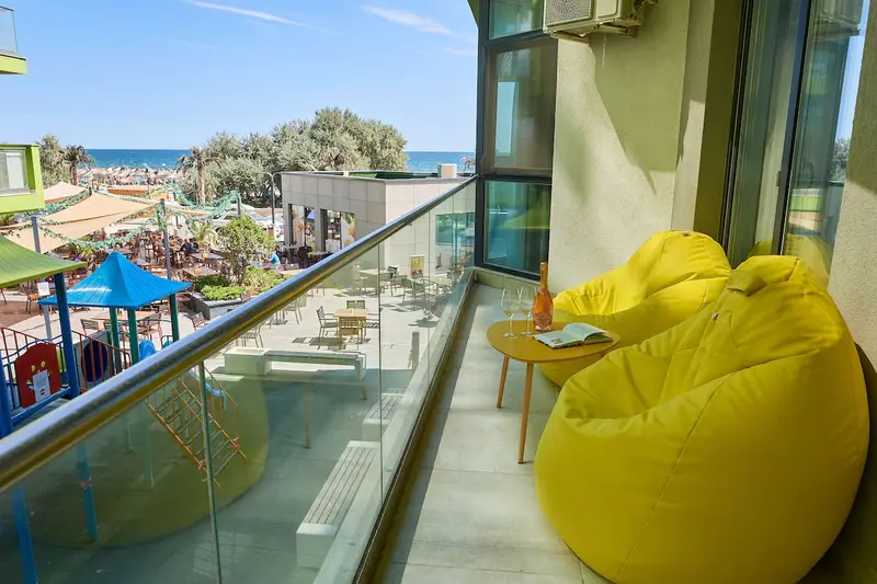 Apartament El Capitan - Spa n Pool Beach Resort, vedere la mare, 2 camere – 36