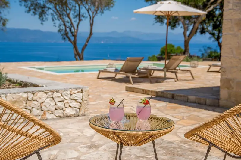 Aqua Vista Αντίπαξοι - Πέτρινη Βίλα με Ιδιωτική Πισίνα και Θέα στο Ιόνιο – 4