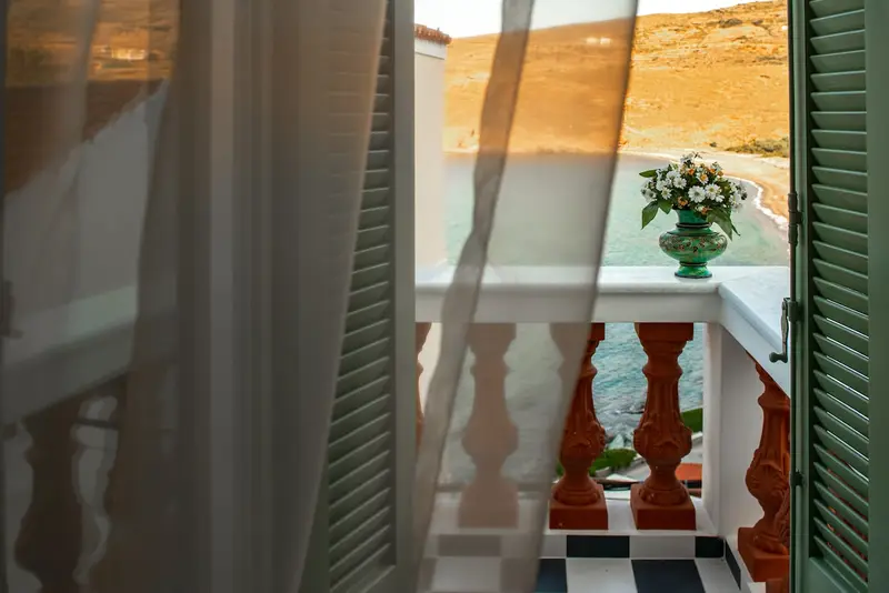 Aqua Vista Άνδρος - Πέτρινο Σπίτι με Μπαλκόνι με Θέα στη Θάλασσα στη Χώρα – 2