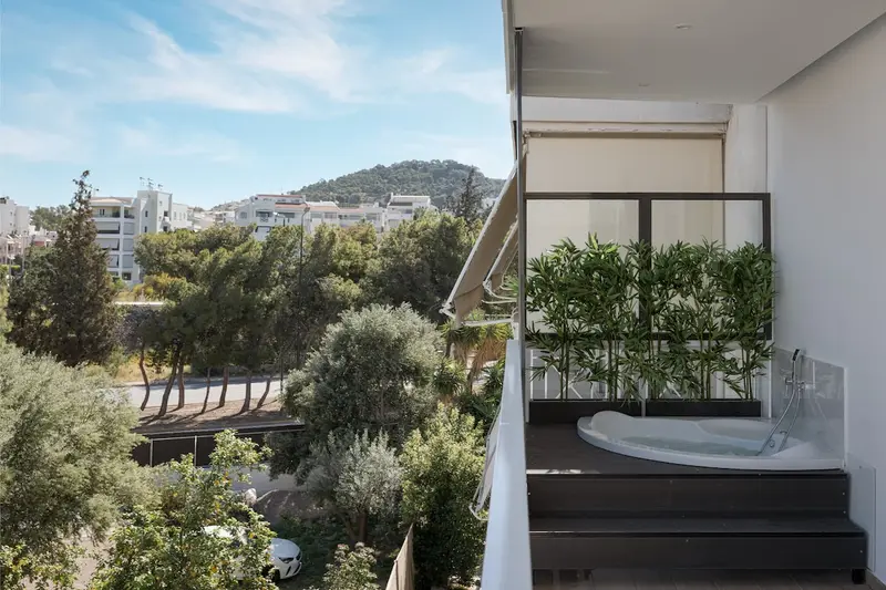 Aqua Vista Βουλιαγμένη Σουίτα δίπλα στη Θάλασσα με Τζακούζι – 8