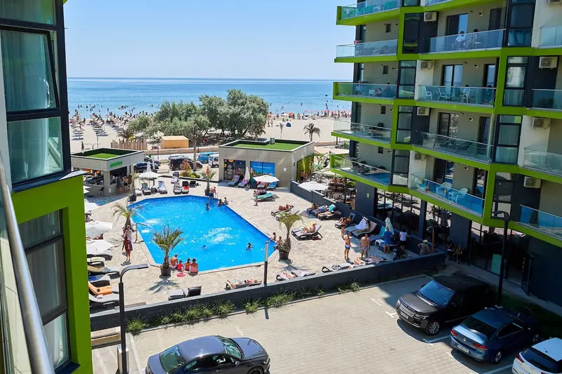 Apartament El Capitan - Spa n Pool Beach Resort, vedere la mare, 2 camere – 70