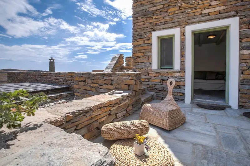 Aqua Vista Κέα - Πέτρινη Βίλα με Θέα στη Θάλασσα πάνω από Αμμώδη Παραλία – 5