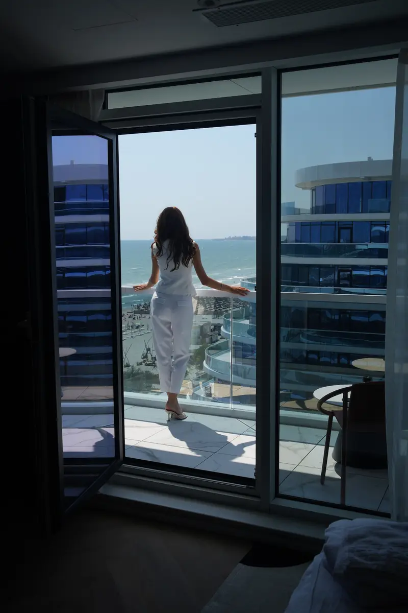 White Titanic Pink sea view studio parking, White Titanic Mamaia