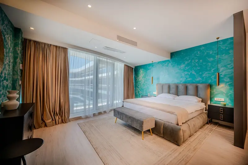 White Titanic Blue sea view Studio parking – 38