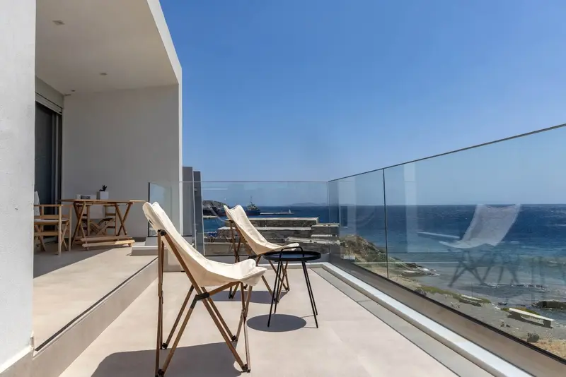 Aqua Vista Τήνος - Παραθαλάσσιο Διαμέρισμα με Μπαλκόνι με Θέα στη Θάλασσα κοντά στη Χώρα – 5