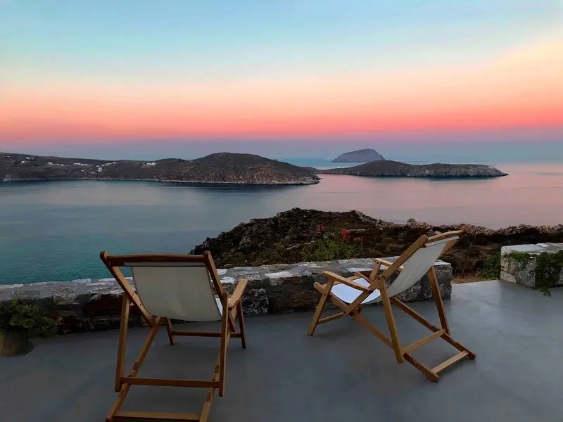 Aqua Vista Σέριφος - Πέτρινη Βίλα με Πισίνα με Αλμυρό Νερό κοντά στο Λιβάδι – 2