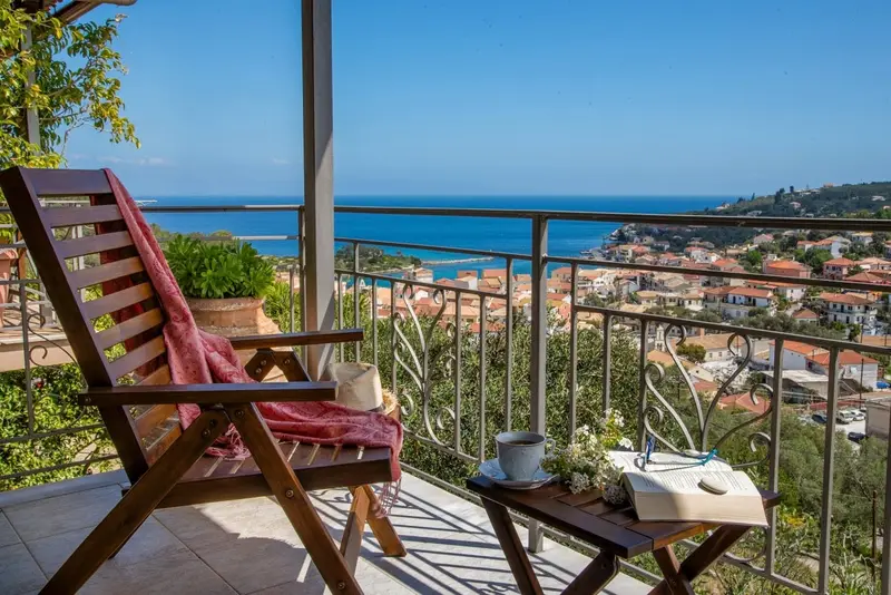 Aqua Vista Παξοί - Σπίτι στην Πλαγιά με Υδρομασάζ και Θέα στο Λιμάνι πάνω από τον Γάιο – 3