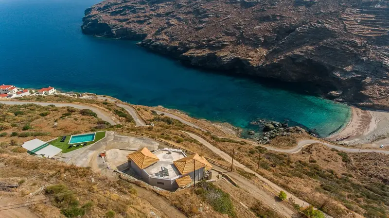 Aqua Vista Άνδρος - Βίλα με Θερμαινόμενη Πισίνα Infinity στο Συνετί – 7