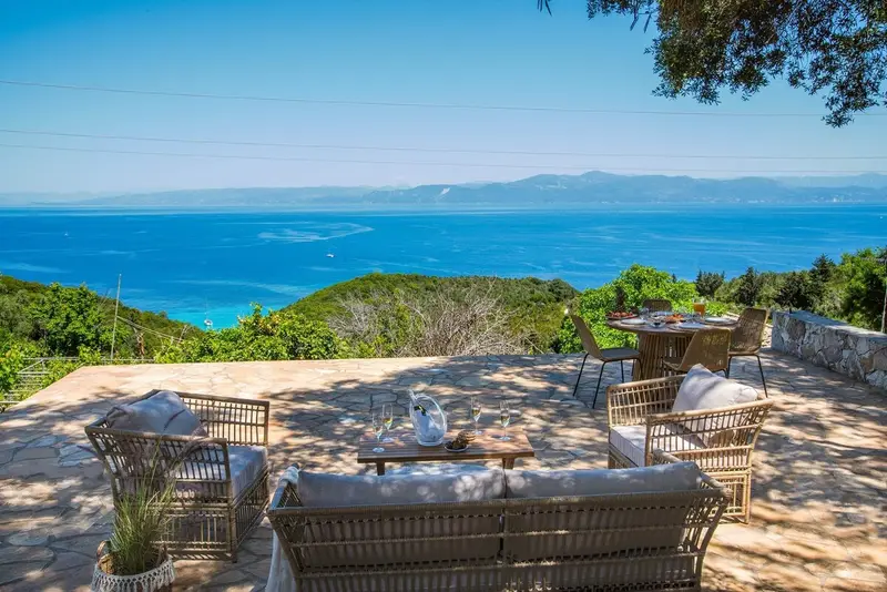 Aqua Vista Αντίπαξοι - Πέτρινη Βίλα με Ιδιωτική Πισίνα και Θέα στο Ιόνιο – 6