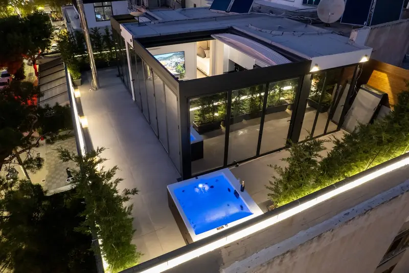 Aqua Vista Γλυφάδα - Ρετιρέ με Ανοιγόμενη Οροφή και Τζακούζι με Θέα στη Θάλασσα – 7