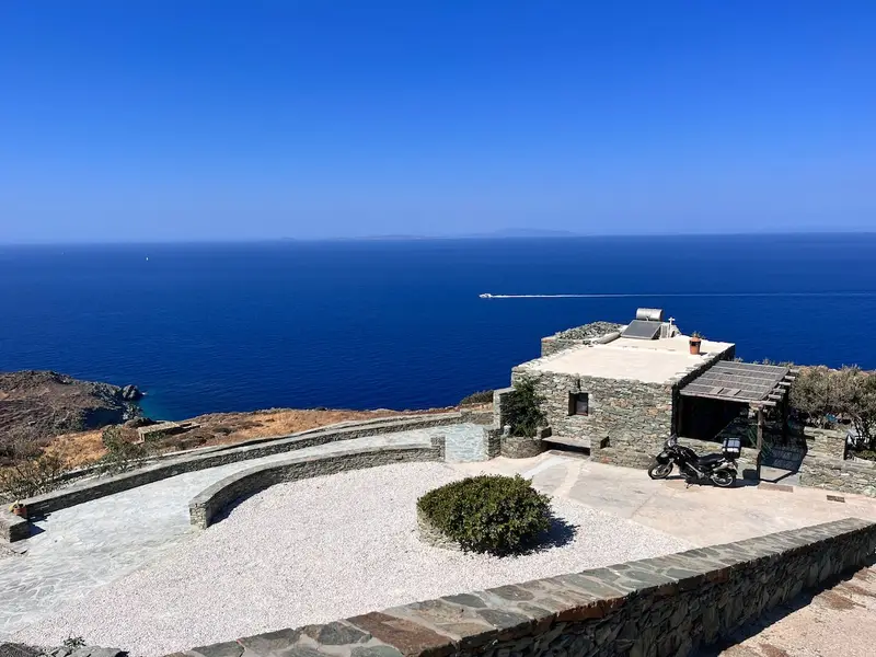 Aqua Vista Φολέγανδρος - Ανακαινισμένη Αγροικία με Θέα στη Θάλασσα στην Άνω Μεριά, Ano Meria