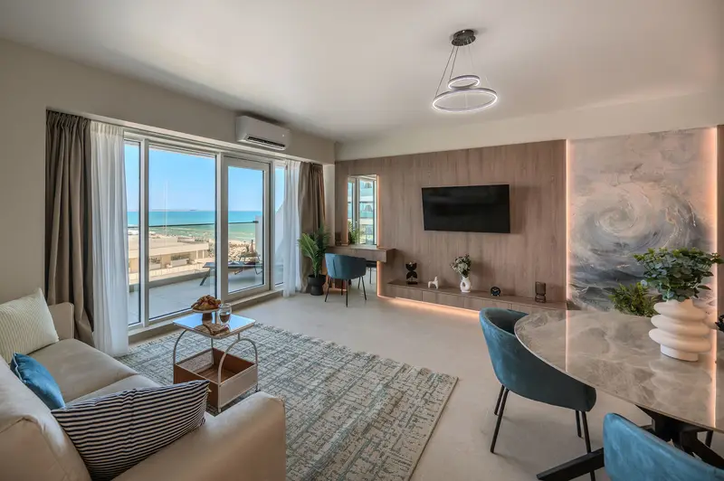 AC-614-Dawn Collection (90 SQM 1BD Front Sea View), Aqua Cullinan Resort & SPA