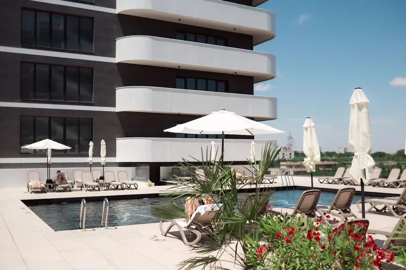 BabyBlue Apartment in Odyssey Pools SPA n Parking – 42