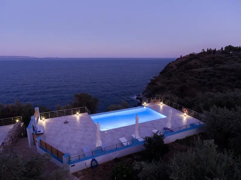 Aqua Vista Πελοπόννησος - Πέτρινη Βίλα με Πισίνα Infinity στη Σαμπατική – 2